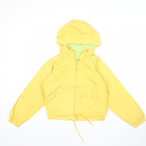 Track & Field Boys Yellow Windbreaker Jacket Hooded 9 Years