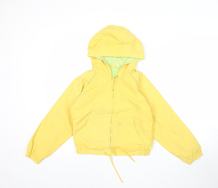 Track & Field Boys Yellow Windbreaker Jacket Hooded 9 Years