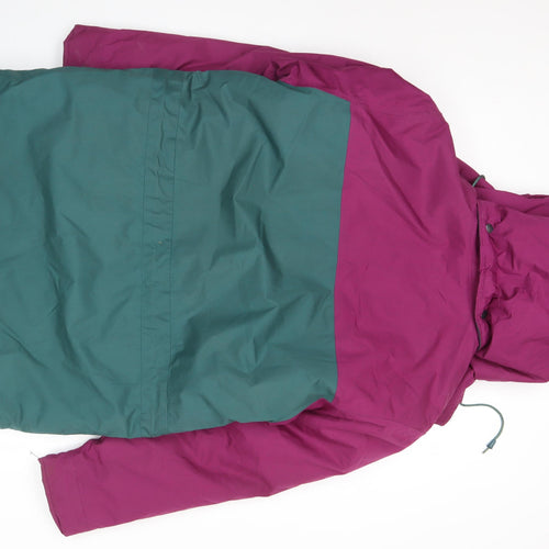 Regatta Men’s Green Purple Parka Jacket S 97cm Hooded Waterproof