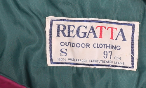 Regatta Men’s Green Purple Parka Jacket S 97cm Hooded Waterproof