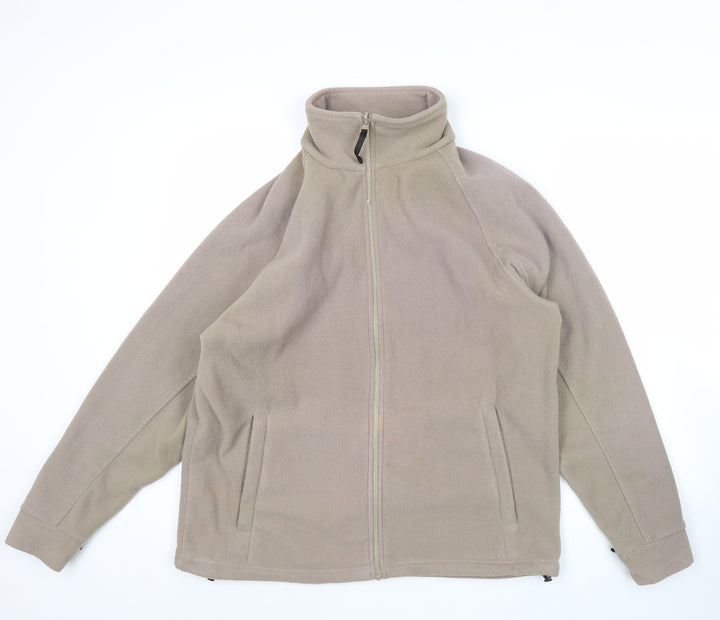 Regatta Mens Beige Fleece Jacket UK M Full Zip Outdoor Hiking