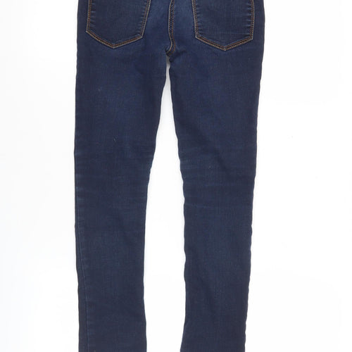 Next Girls Blue Skinny Jeans Age 9 Years Slim Fit Stretch Denim Pockets