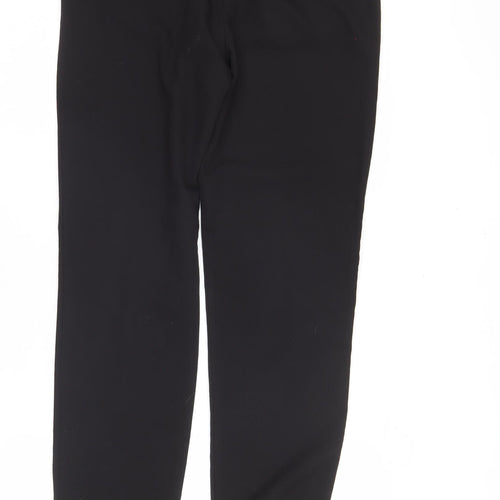 ASOS Women’s Black Size 8 Workwear Flat Front Straight Trousers