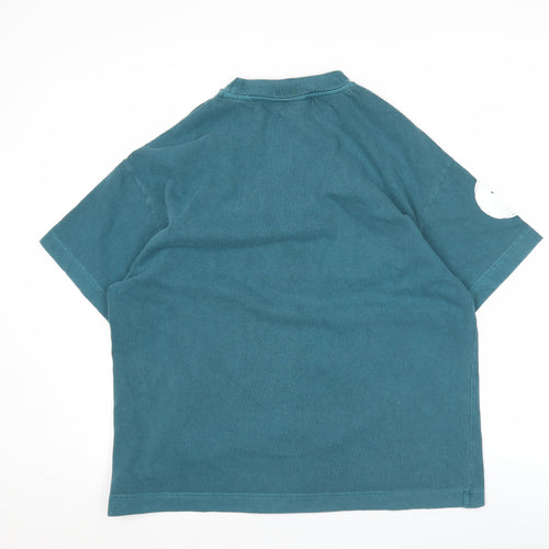 Sisters & Seekers Mens Blue XS Graphic Print Cotton T-Shirt