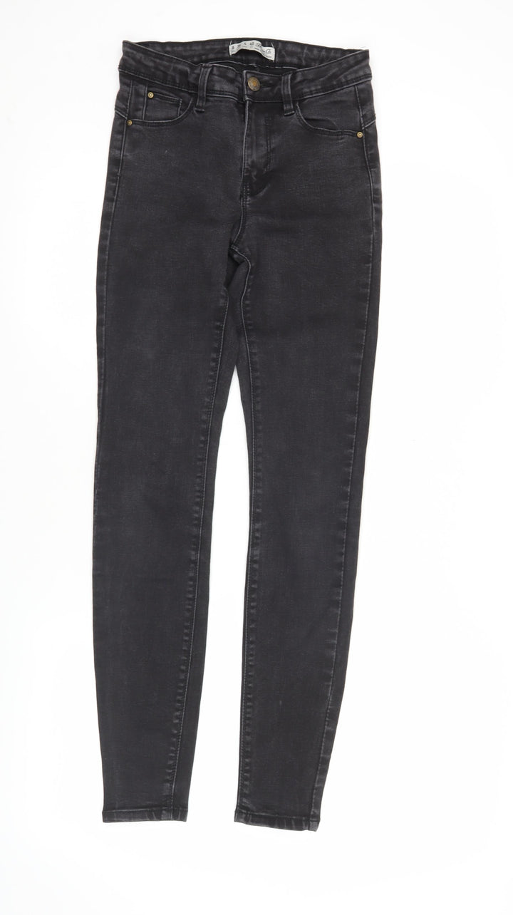 Denim Co. Womens Black Skinny Jeans Size 8 Slim Fit Stretch Denim