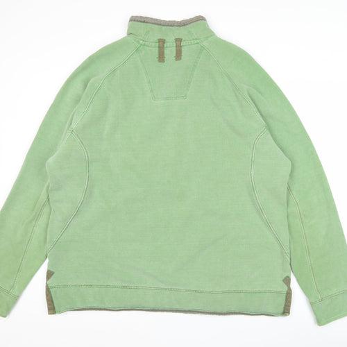 Fly Fishing Originals Men’s Green XL Henley Sweatshirt Cotton