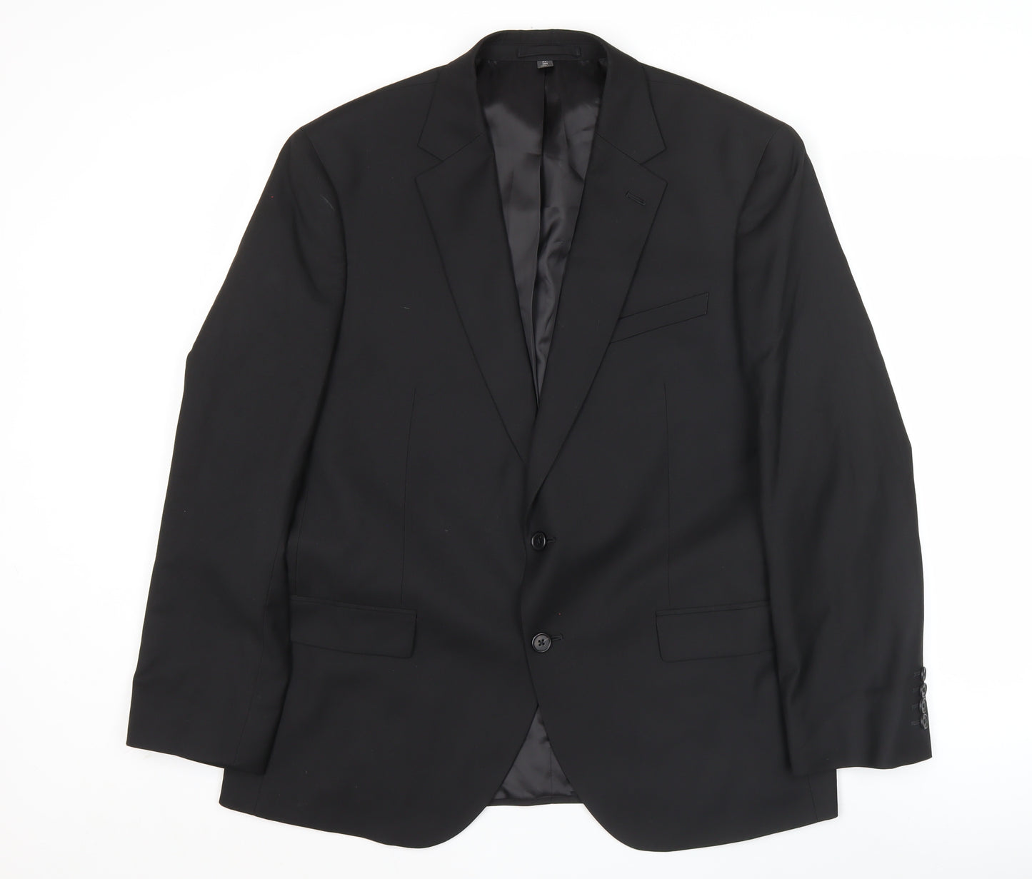 Marks and Spencer Men's Black 42 Chest XL Suit Jacket Regular Fit