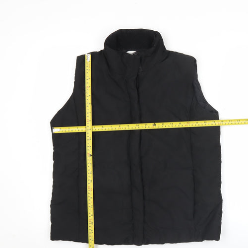 Debbie Morgan Men’s Black Padded Waistcoat Bodywarmer S