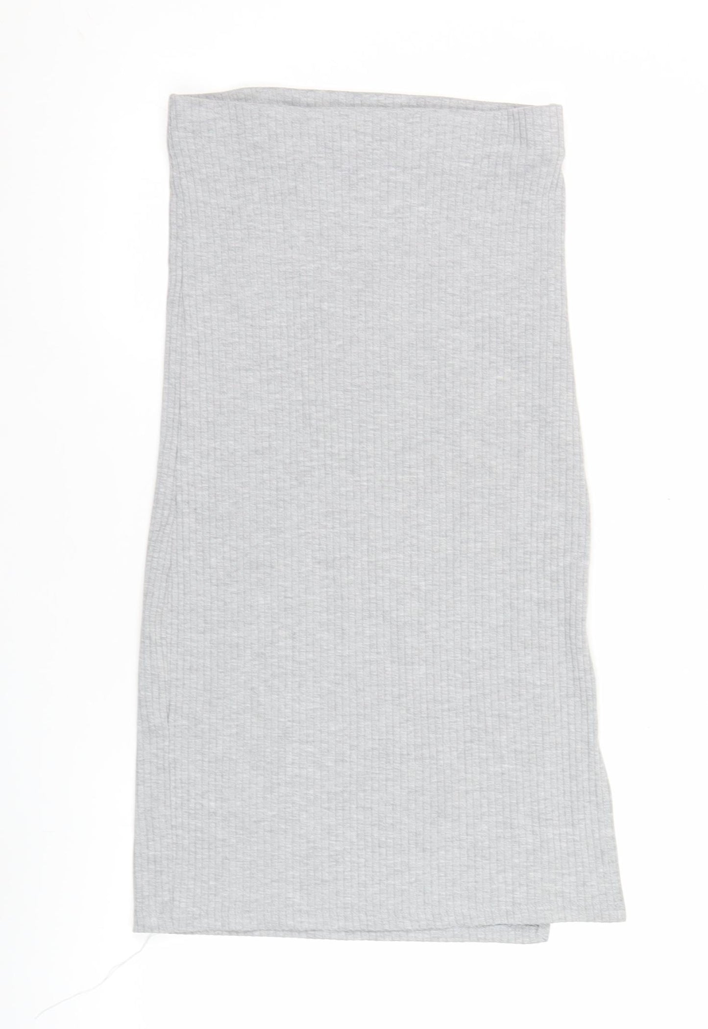 Stradivarius Women’s Grey Pencil Jersey Stretch Skirt Size S