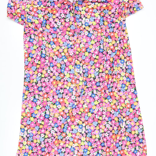 Yours Women’s Multicoloured Floral Shift Dress Plus Size 22-24