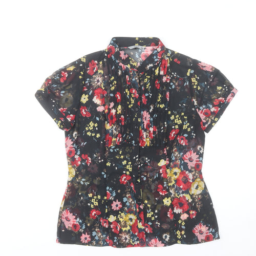 Marks and Spencer Womens Multicoloured Floral Blouse UK 12