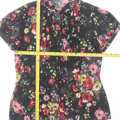 Marks and Spencer Womens Multicoloured Floral Blouse UK 12