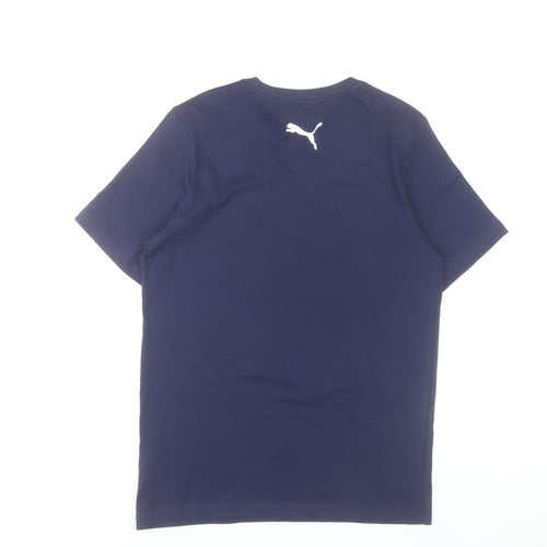 Puma Manchester City Men's Blue Small Champions Graphic T-Shirt