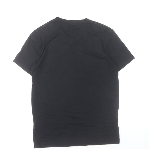 Abercrombie & Fitch Men's Black V-Neck T-Shirt Size S