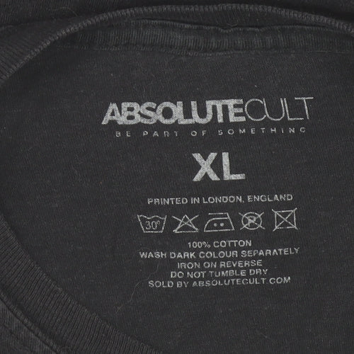 Absolute Cult Boys Black XL Marvel Avengers Graphic T-Shirt