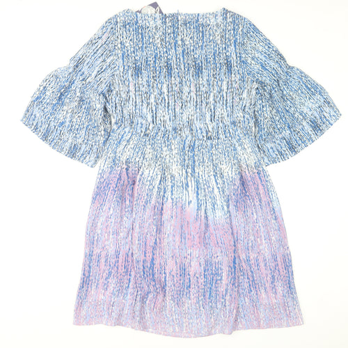 Tu Women’s Multicoloured Size 12 Bell Sleeve Shift Dress