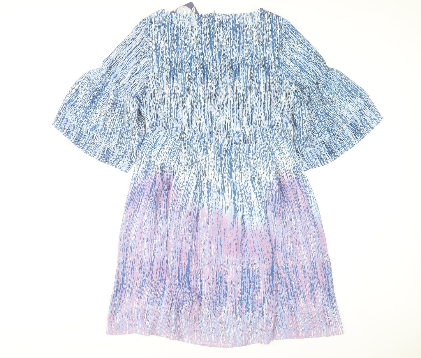 Tu Women’s Multicoloured Size 12 Bell Sleeve Shift Dress