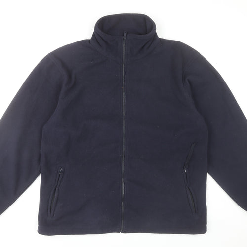 Portwest Men’s Blue Fleece Jacket L 42-44" Regular Fit Full Zip