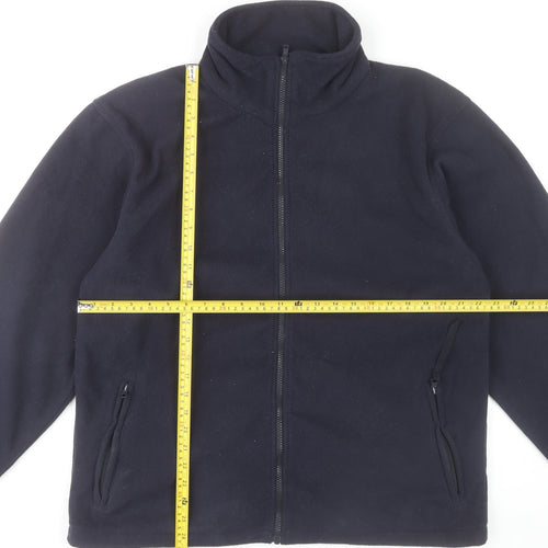 Portwest Men’s Blue Fleece Jacket L 42-44" Regular Fit Full Zip