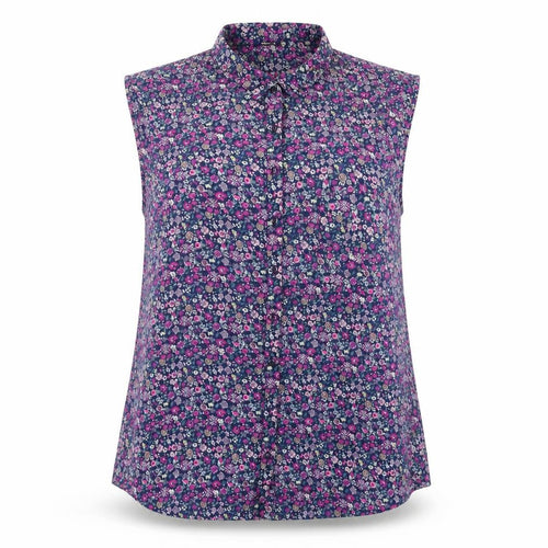 Sinsay Women’s Multicoloured Floral Sleeveless Blouse XL