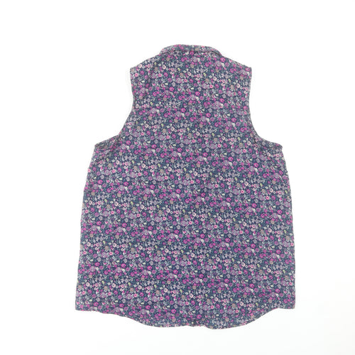Sinsay Women’s Multicoloured Floral Sleeveless Blouse XL