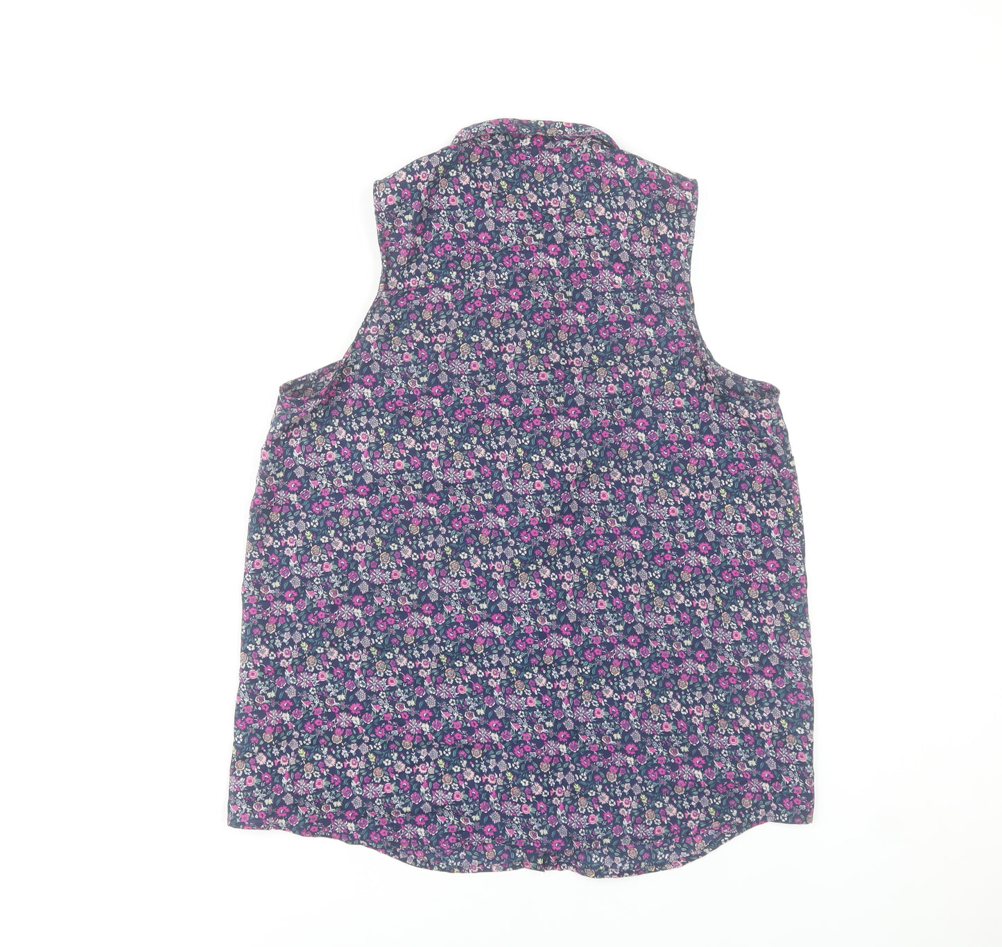 Sinsay Women’s Multicoloured Floral Sleeveless Blouse XL