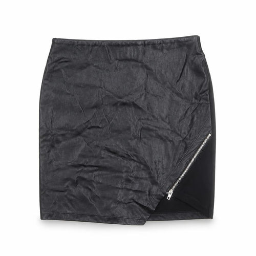 Tally Weijl Women’s Black XS Faux Leather Pencil Mini Skirt