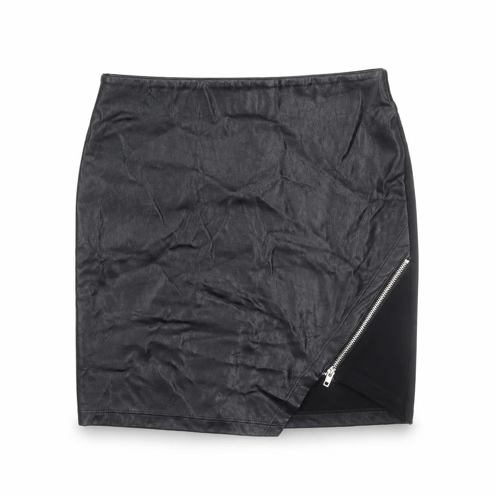 Tally Weijl Women’s Black XS Faux Leather Pencil Mini Skirt