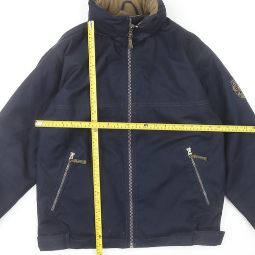 Aigle Men's Blue S 34-35" Basic Jacket Polyester Nylon Winter Casual
