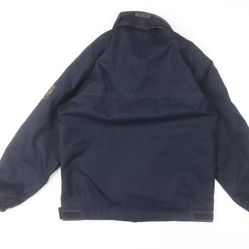 Aigle Men's Blue S 34-35" Basic Jacket Polyester Nylon Winter Casual