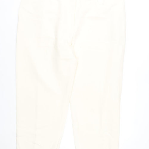 Marks and Spencer Womens Ivory Size 22 Regular Dress Pants Trousers