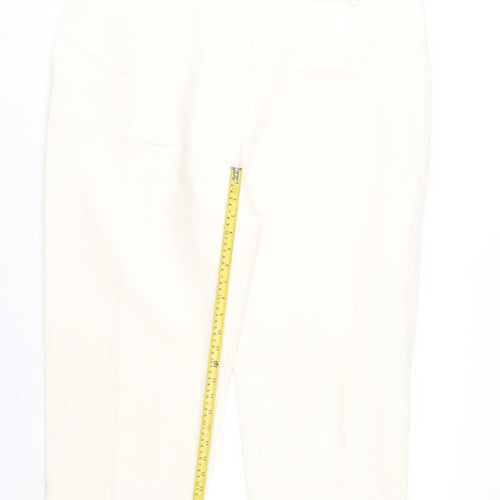Marks and Spencer Womens Ivory Size 22 Regular Dress Pants Trousers