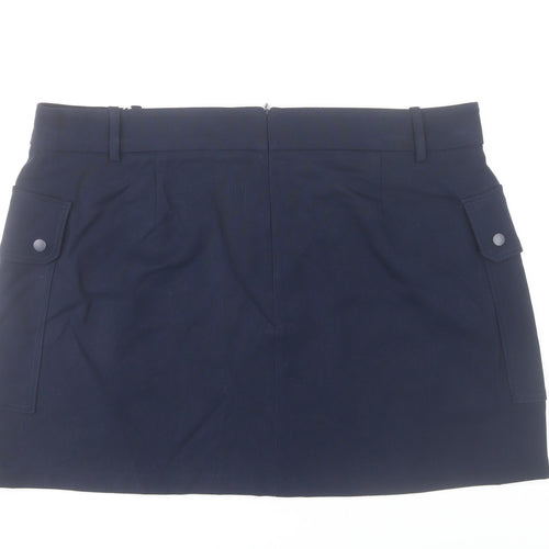 Marks and Spencer Women’s Blue Size 22 Cargo Short Skirt