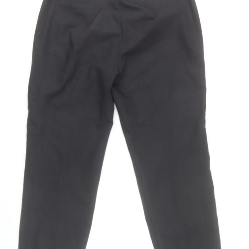 InWear Women’s Black Jogger Trousers Size 8 Elastic Waist Pockets