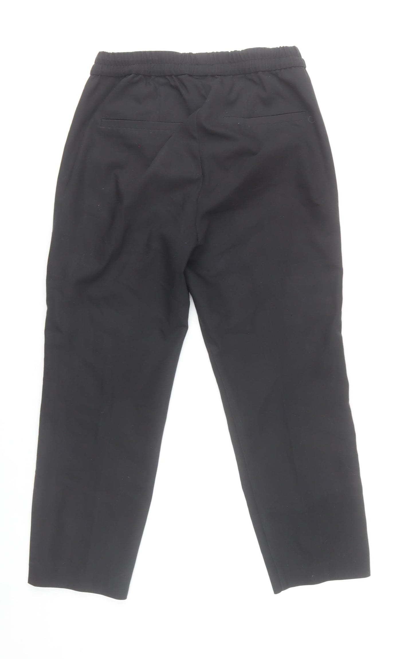 InWear Women’s Black Jogger Trousers Size 8 Elastic Waist Pockets