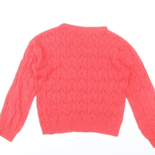Kelly & Grace Women’s Pink Knit Pullover Jumper Size M