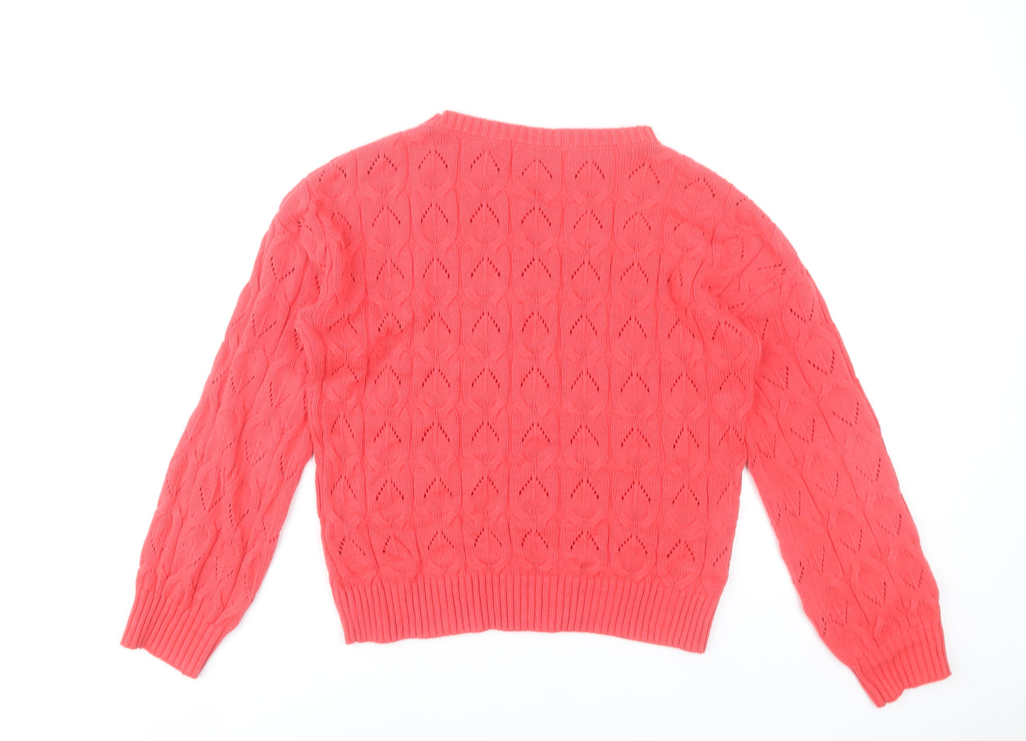 Kelly & Grace Women’s Pink Knit Pullover Jumper Size M