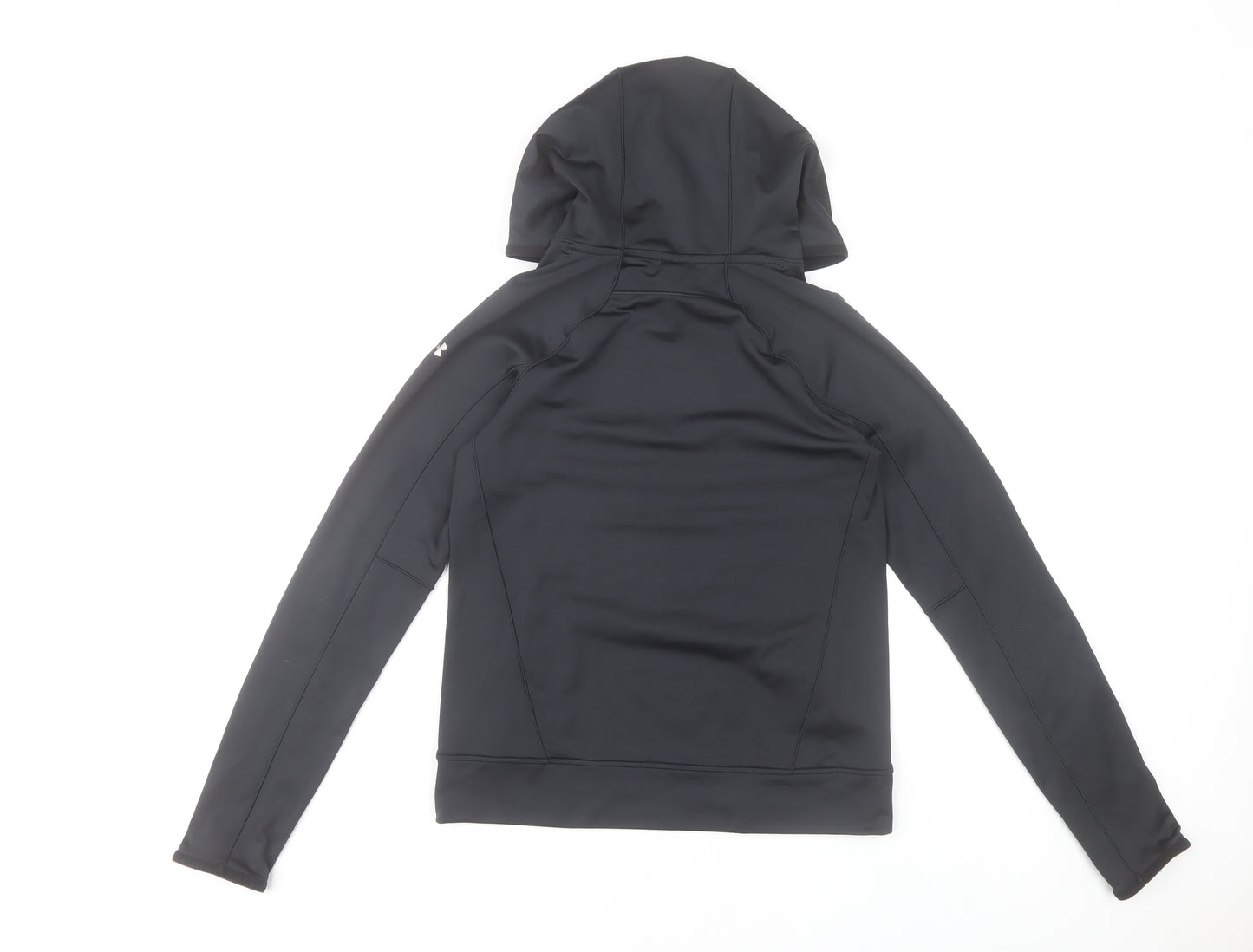 Under Armour Womens Black XS Pullover Hoodie ColdGear Fitted Activewear