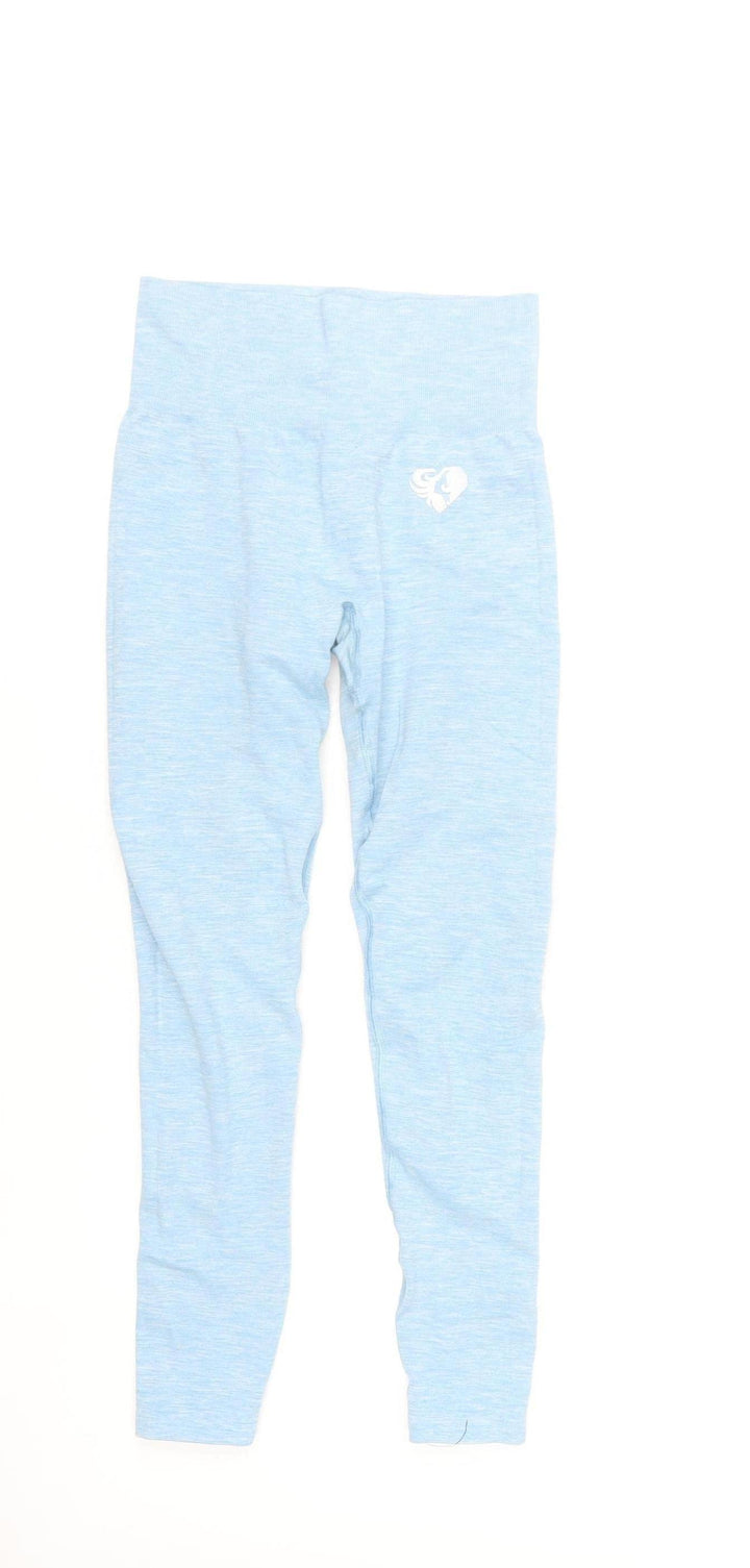 Women's Best Women Blue S Leggings Slim Fit Gym Yoga Activewear