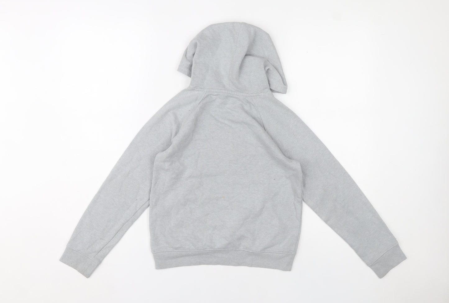 Under Armour Boys Grey Pullover Hoodie Size 8 Years Logo Sportswear