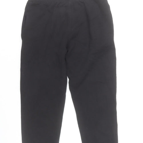 DKNY Boys Black Jogger Trousers 8 Years Cotton Blend Loungewear