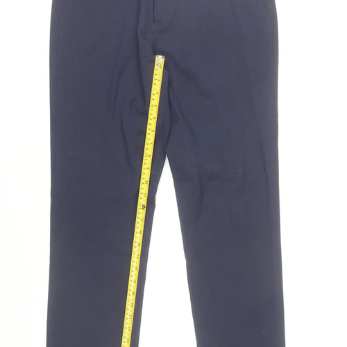 River Island Men’s Blue Slim Fit Dress Trousers Waist 32L
