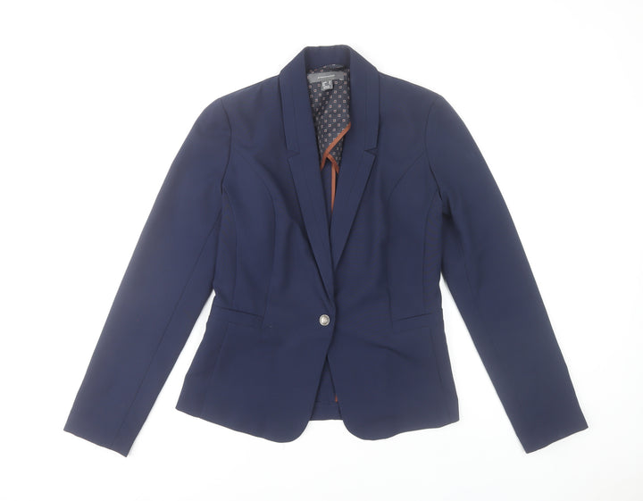 Atmosphere Women's Blue Size 10 Tailored Blazer Jacket