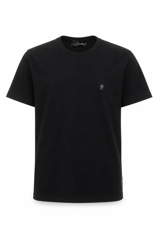 French Connection Men's Black Cotton Crew Neck T-Shirt Size M