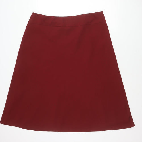 Marks and Spencer Women’s Red Size 20 Pencil Knee Length Skirt