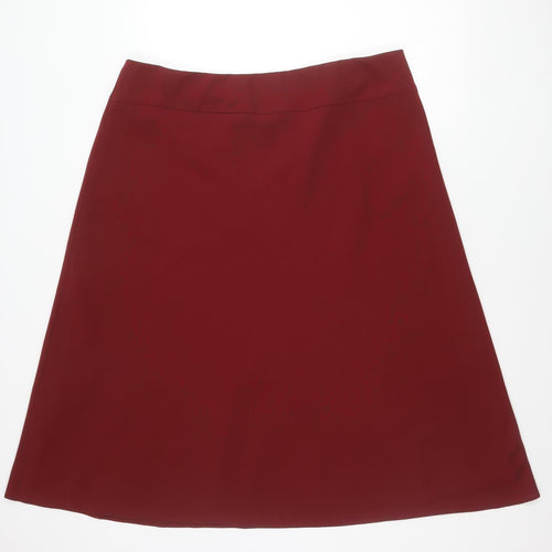 Marks and Spencer Women’s Red Size 20 Pencil Knee Length Skirt