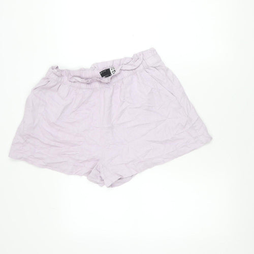 ASOS Design Women’s Purple Linen Blend Tall Culotte Shorts Size 14