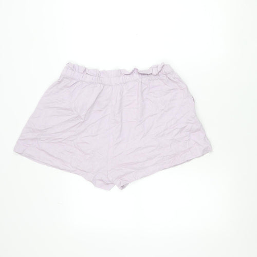 ASOS Design Women’s Purple Linen Blend Tall Culotte Shorts Size 14