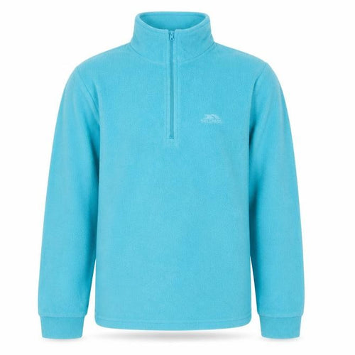 Trespass Boys Blue Fleece 1/2 Zip Sweatshirt 11-12 Years Outdoor Winter