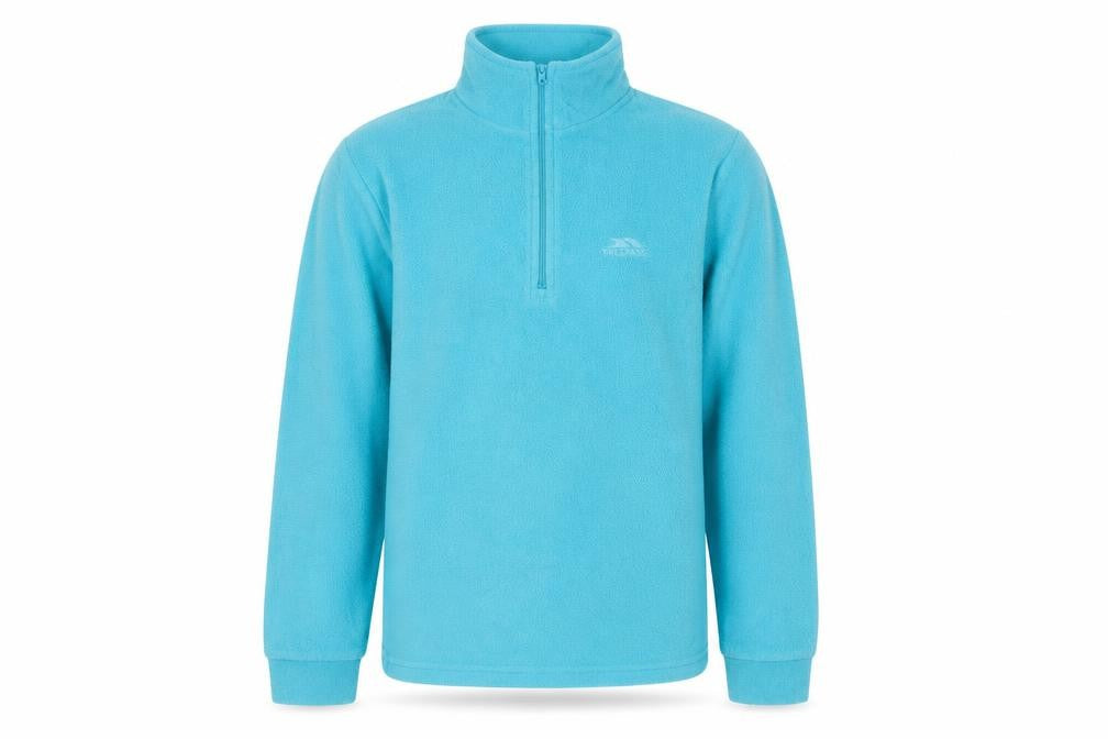 Trespass Boys Blue Fleece 1/2 Zip Sweatshirt 11-12 Years Outdoor Winter